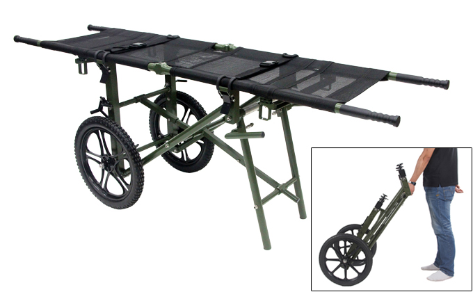 Stretcher Wheel Cart / Wheeled Litter Carrier
